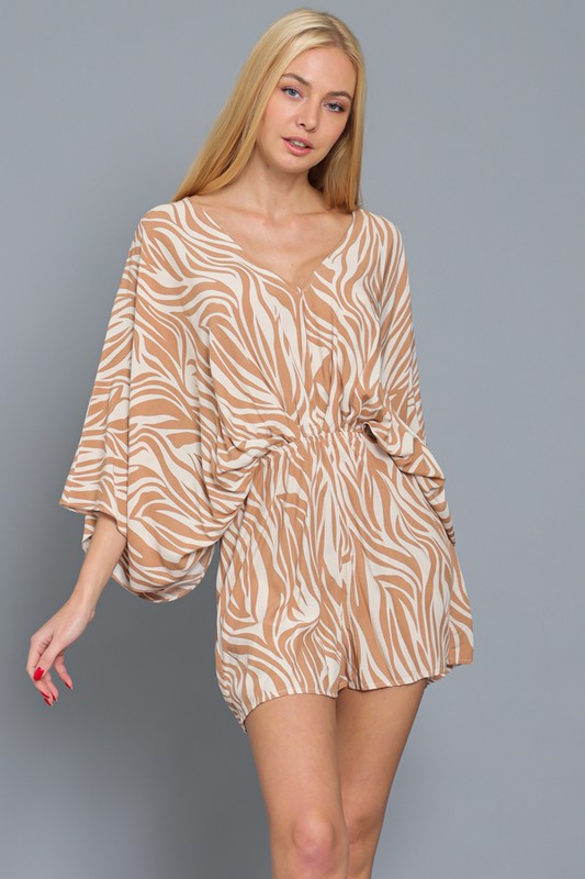 Casual Zebra Romper