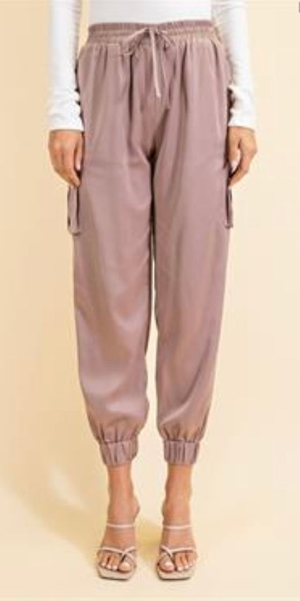 Sattin Jogger Pants