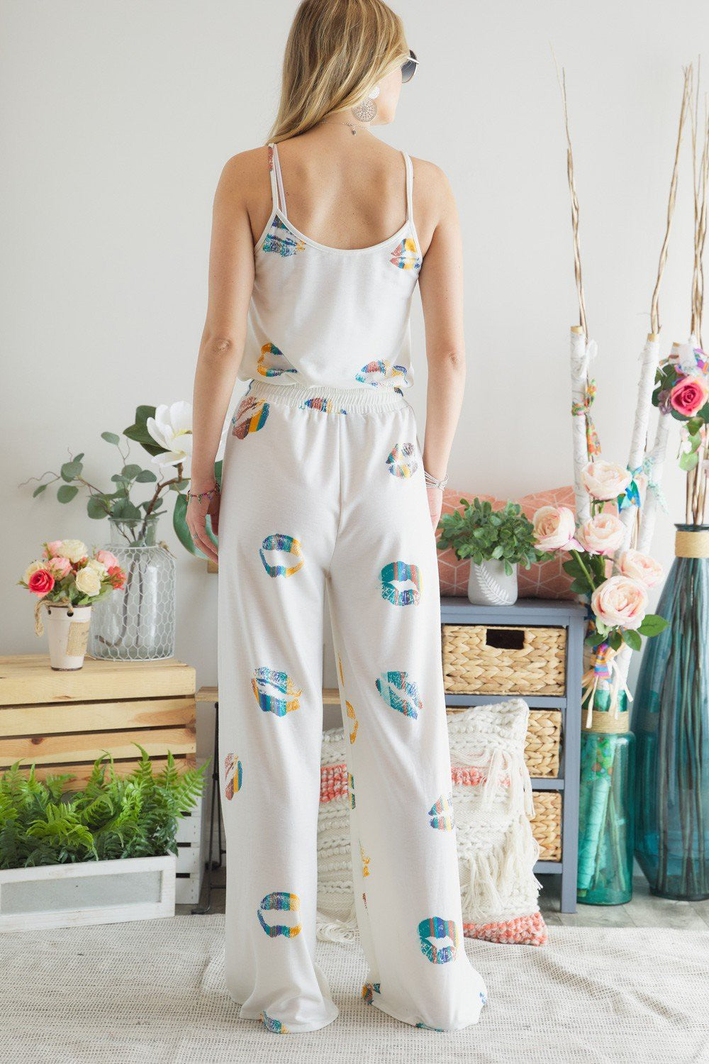 White Lips Jumpsuit