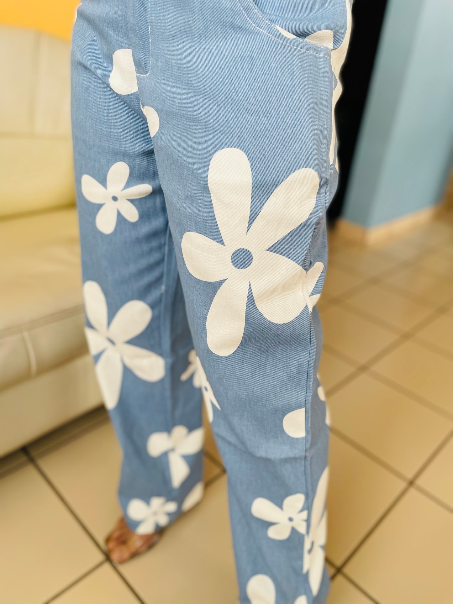 Floral Denim