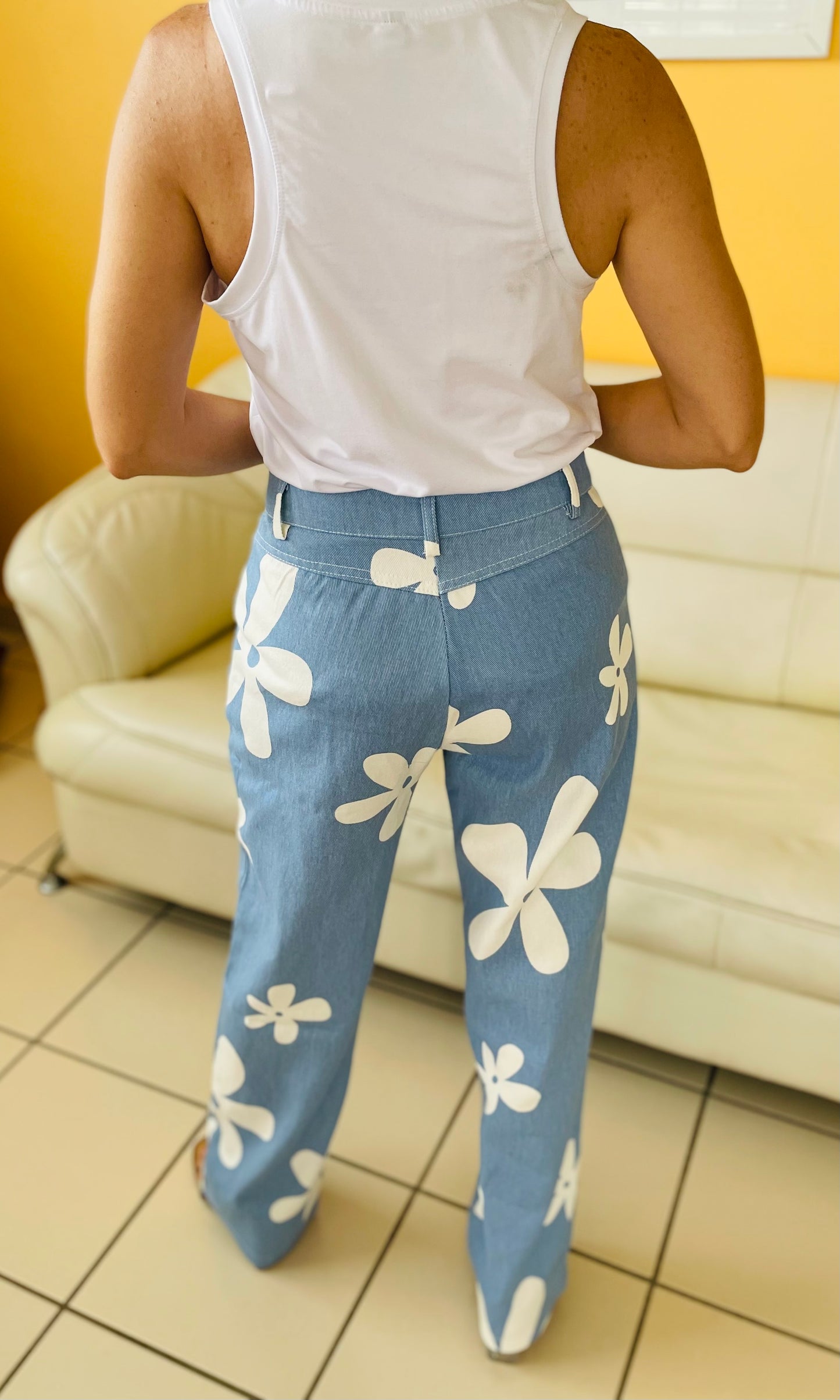 Floral Denim